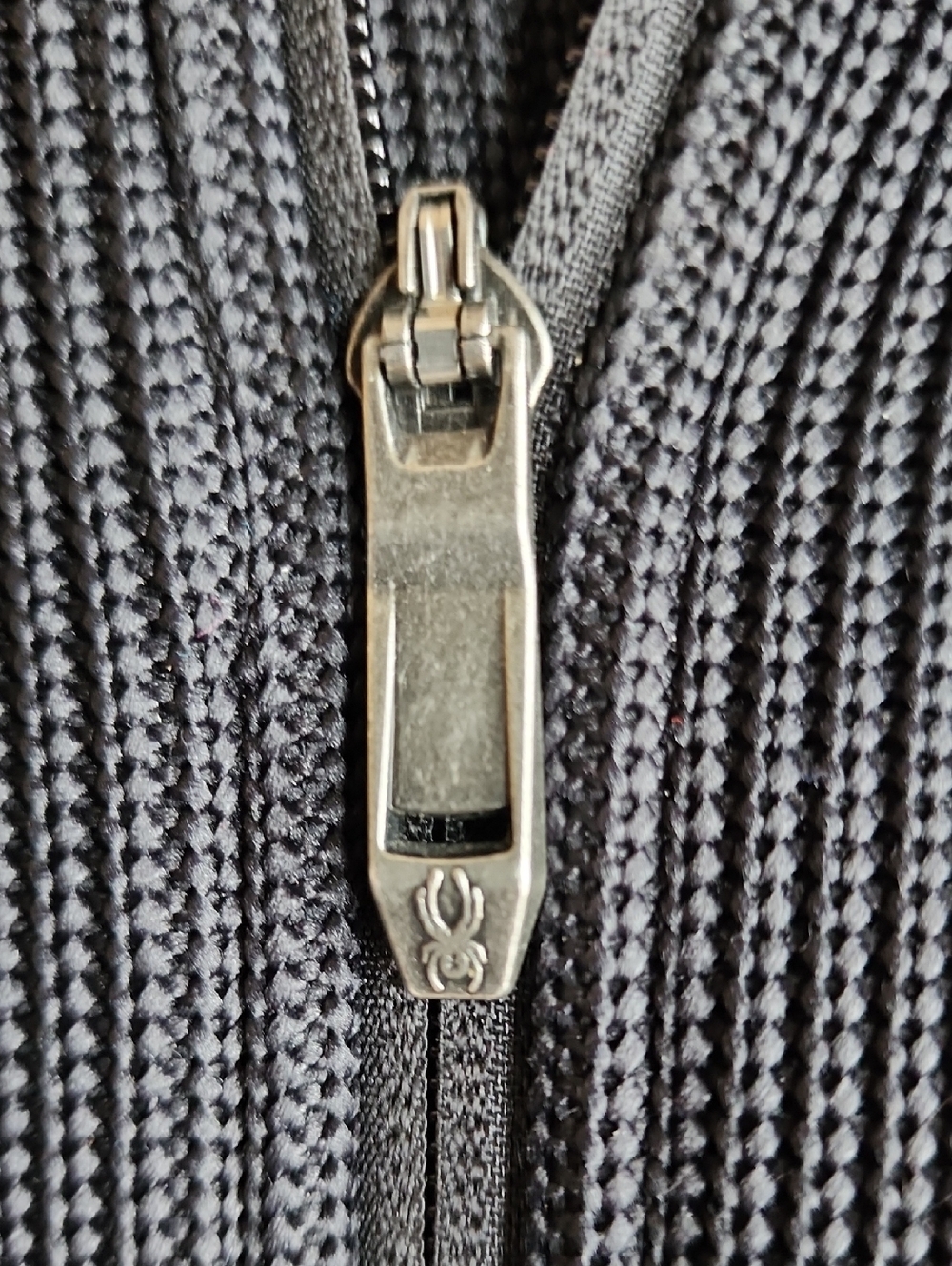 Spyder Size Large  Black Full-Zip Sweater Jacket with Logo - Picture 6 of 12